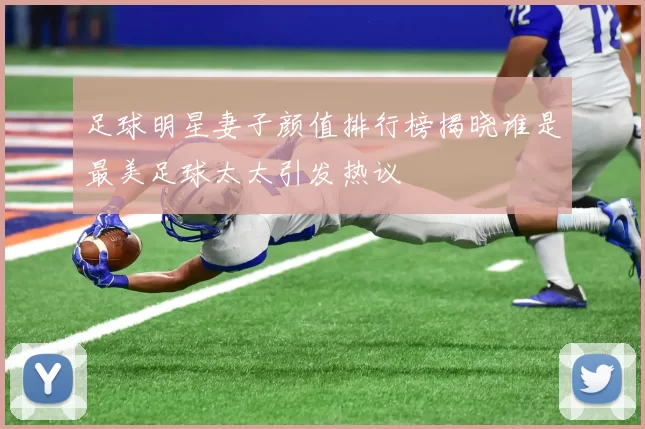 足球明星妻子颜值排行榜揭晓谁是最美足球太太引发热议