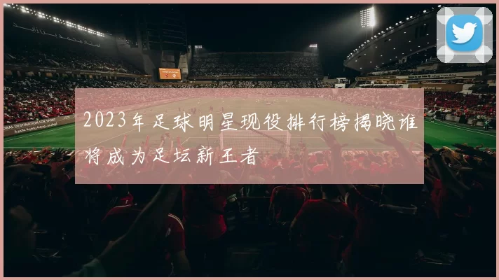 2023年足球明星现役排行榜揭晓谁将成为足坛新王者