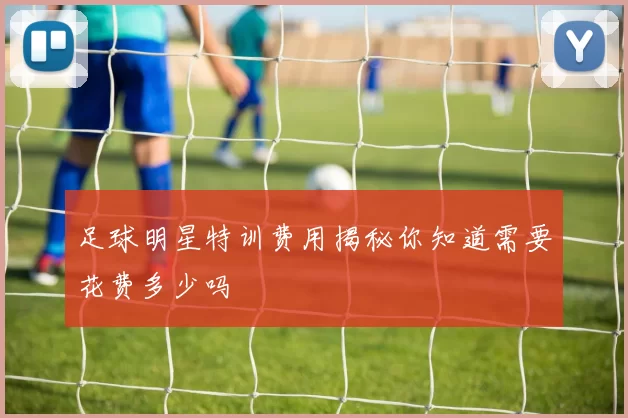 足球明星特训费用揭秘你知道需要花费多少吗